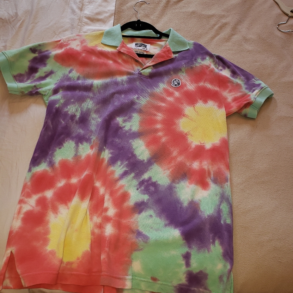 Billionaire Boys Club tye dye polo shirt